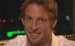 Jenson Button und Norbert Haug ber den WM-Gewinn