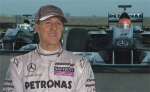 Mercedes GP-Pilot Michael Schumacher im Interview